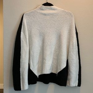 Size Small Black and White Sweater